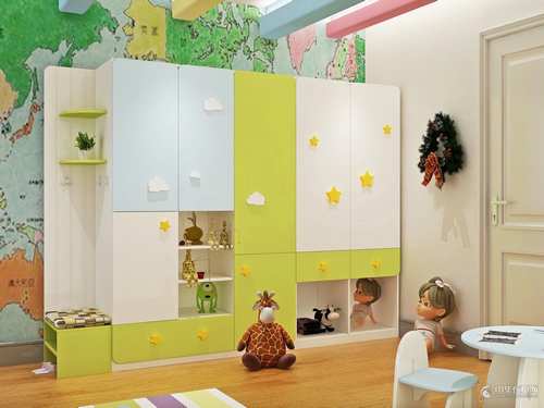 四川广安区家装求购儿童房卡通梦幻风格衣柜