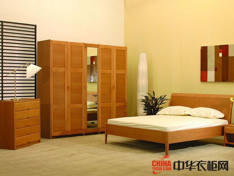 曲美家具曲美古诺凡希卧室组合装饰效果图现代简约