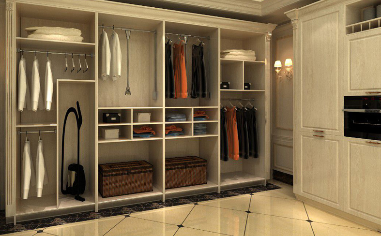 开放式衣柜效果图 引领时尚潮流